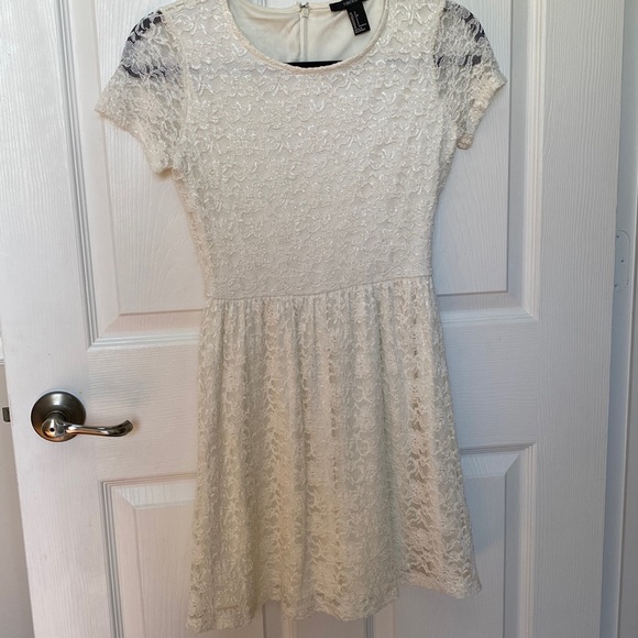 Forever 21 White Lace Dress - Picture 1 of 3